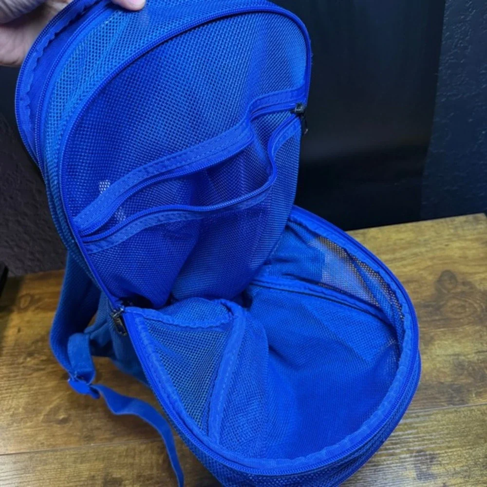 Nike Brasilia Mesh BA5388-480 Blue‎ Polyester Backpack Unisex Kids OS
